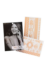 Metallic Tattoos Kit - Rose Gold (2 sheets) by glimmer