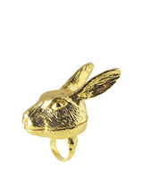 Hartley Hare Lip Balm Ring - Small by andrea_garland