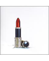 Red Lipstick Card by english_graphics