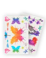 Watercolour Tattoos Kit - Believe  (2 sheets) by glimmer