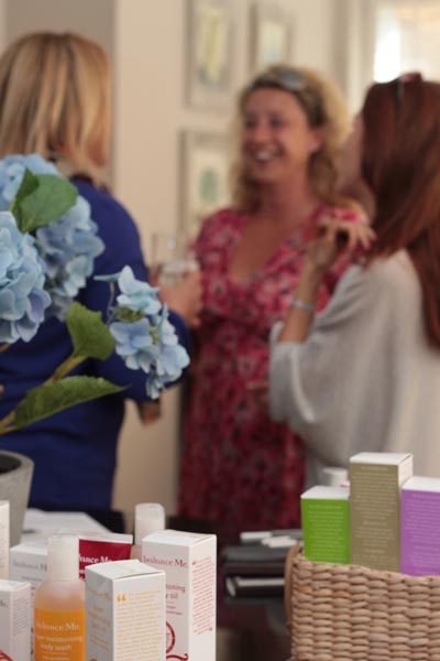 Guests at a MyShowcase indpendent beauty product showcase party